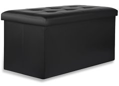 Großer klappbarer Sitzpouf mit 97 L Stauraum