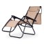 Lettino prendisole con tettuccio beige