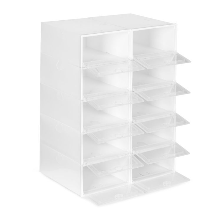Biela modulárna skrinka na topánky