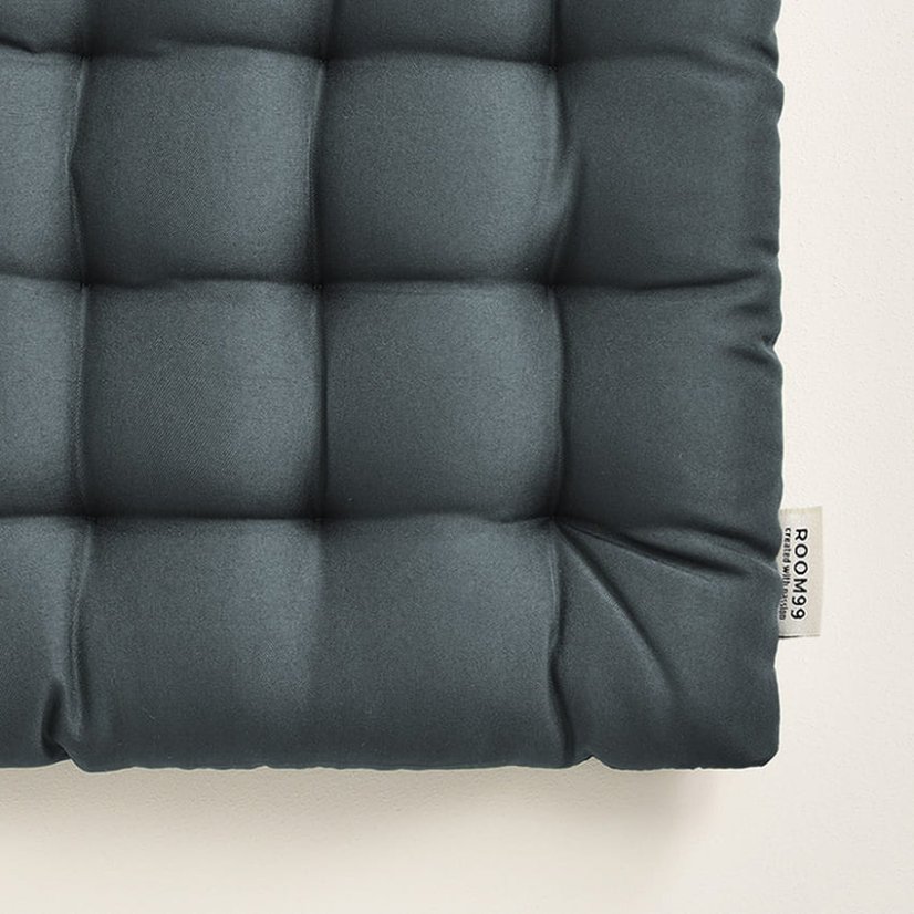 Tmavosivý podsedák na stoličku AURA 40x40 cm