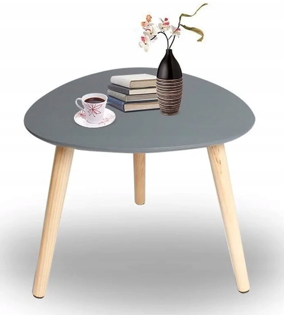 Konferenčný stolík 40 cm - sivý