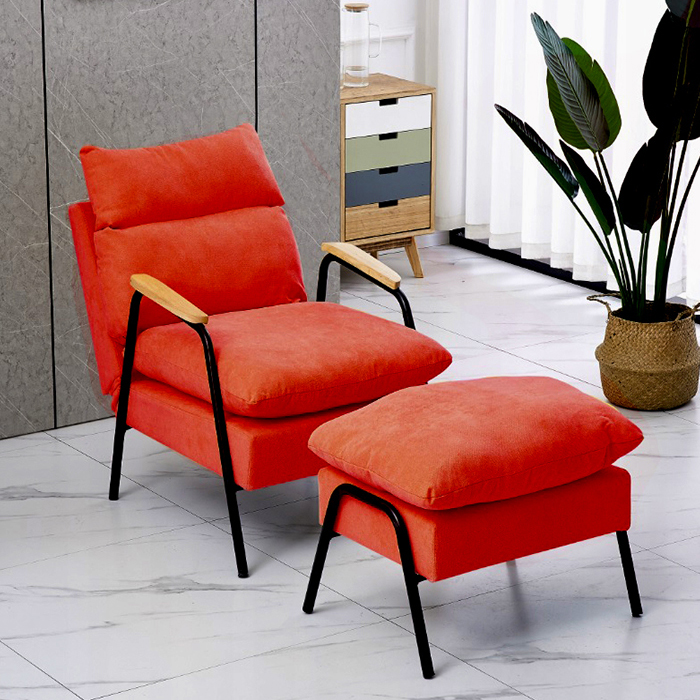 Релаксиращ фотьойл с облегалка за крака OSLO