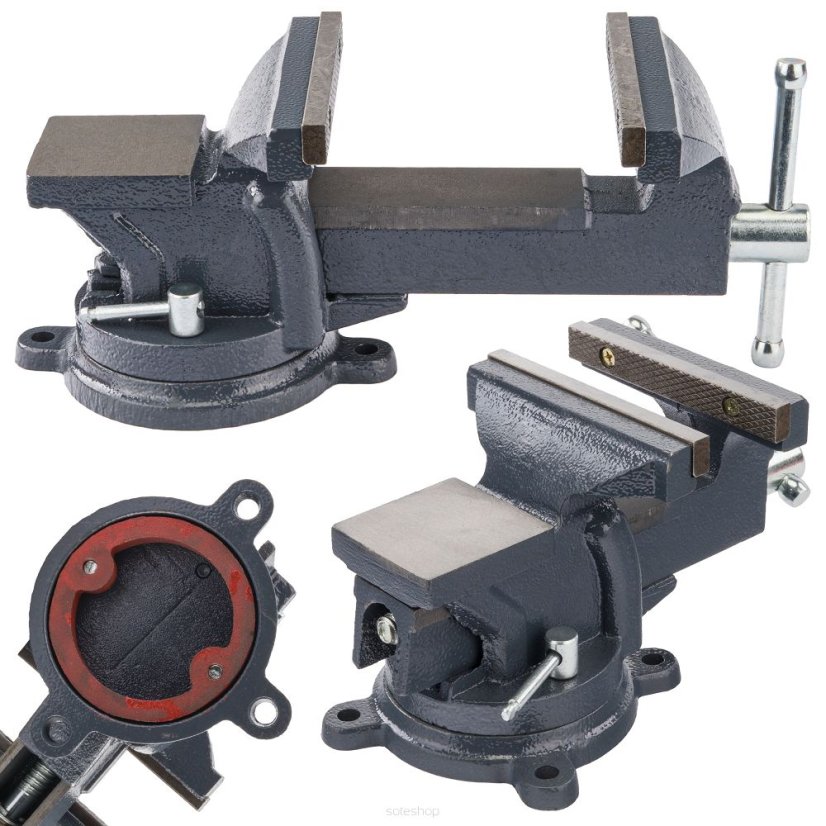 haneylove Menghină de lăcătușerie 125 mm rotativă cu nicovală :: Lilly.ro