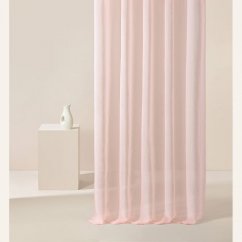 Klasická záclona růžové barvy Novelia 350 x 250 cm