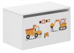 Kinder-Aufbewahrungsbox für kleine Baumeister 40x40x69 cm