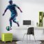 Moderne Wandsticker für Kinder- und Jugendzimmer - Neon-Fußballspieler