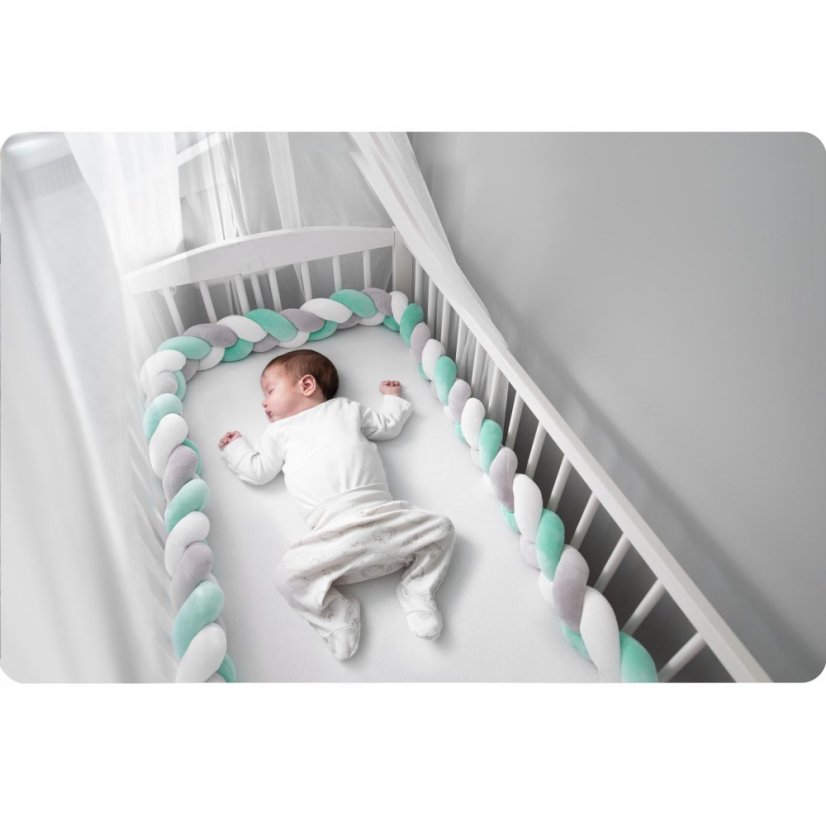 Ochranný mantinel, vrkoč do postieľky - 3 m