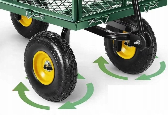 Cărucior de grădină 3in1 capacitate de încărcare până la 200 kg