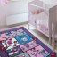 Fialový koberec do detskej izby
