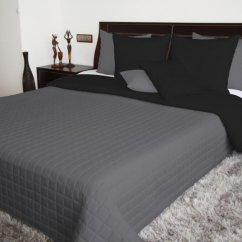 Черни двулицеви кувертюри за единични и двойни легла