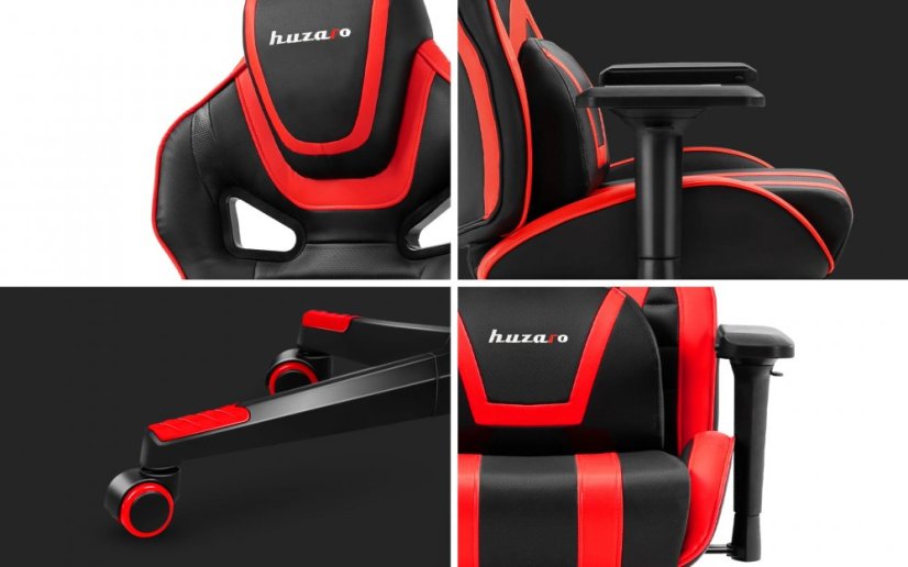 Luxusní herní křeslo FORCE 7.5 červené barvy