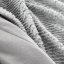 Pătură de lux monocromă culoarea gri