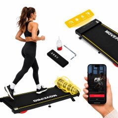 MOVEPRO Walking Pad – бягаща пътека за ходене със скорост 1–10 км/ч, максимално тегло на потребителя 120 кг