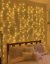 LED svjetlosna zavjesa 3x3 m - 300 LED dioda - toplo bijela - USB - uređenje interijera