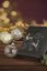 Pamut karácsonyi törölköző szürke rénszarvassal
