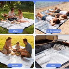 Wärmende Camping-Bodenplane für Zelte