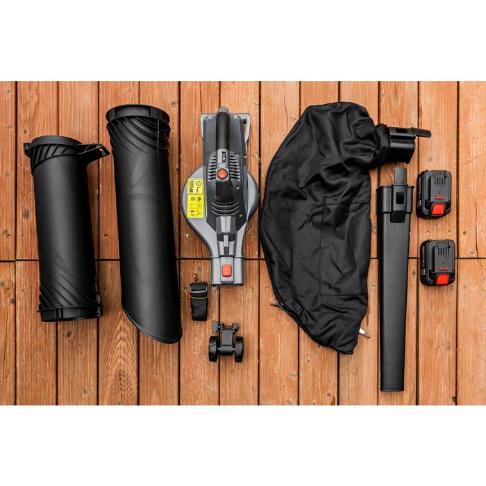 Zahradní vysavač Energy+ 36V Li-lon, 2v1, objem sáčku 35 l, bez baterie 58G036 GRAPHITE