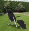 Garten Klappliege schwarz