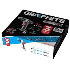 Aku bušilica Energy+ 18V, 58G000-SET1 GRAPHITE