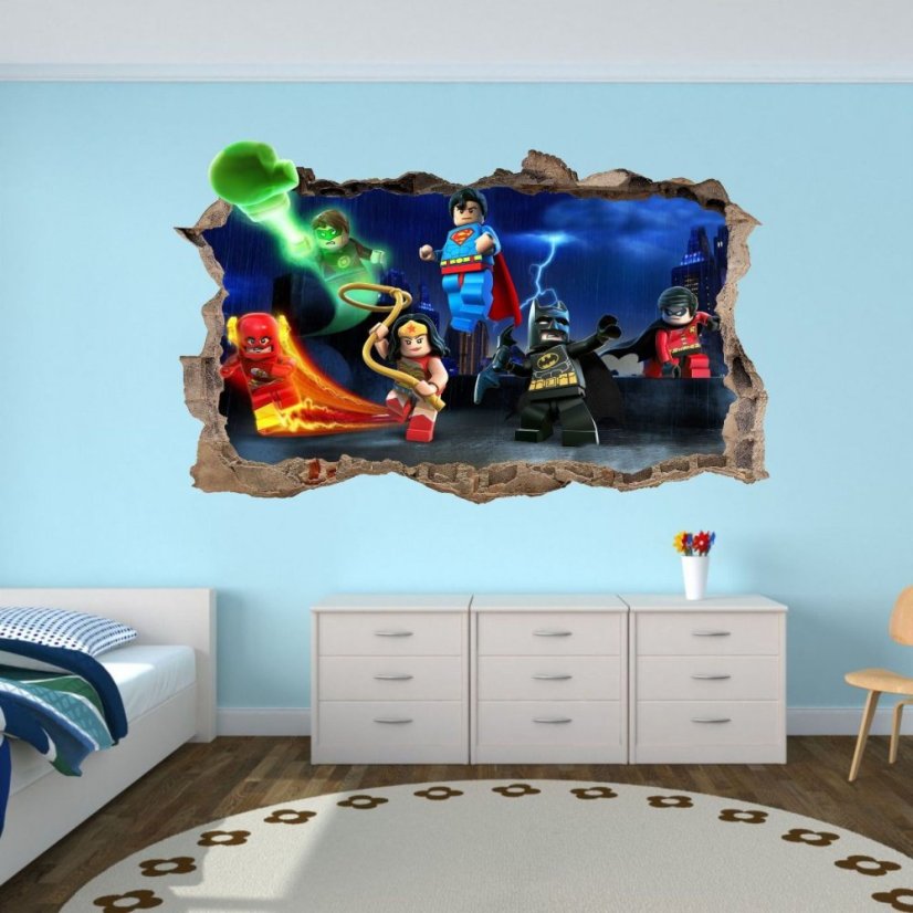 Nálepka na stenu lego Batman