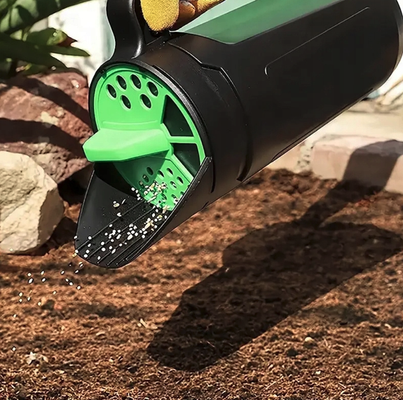 Instrument de împrăștiere manuală 2,5 l - pentru îngrășăminte, semințe, sare și nisip