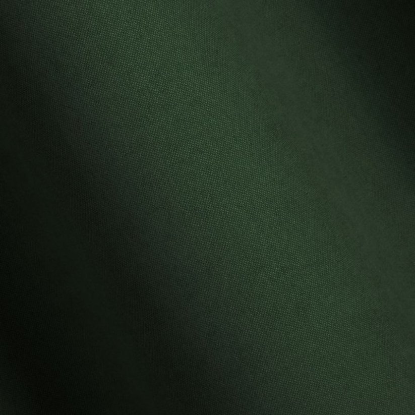Draperie decorativă de culoare verde închis cu prindere 140 x 270 cm