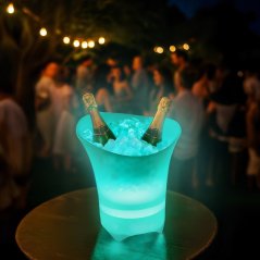 LED vedro na ľad s Bluetooth reproduktorom
