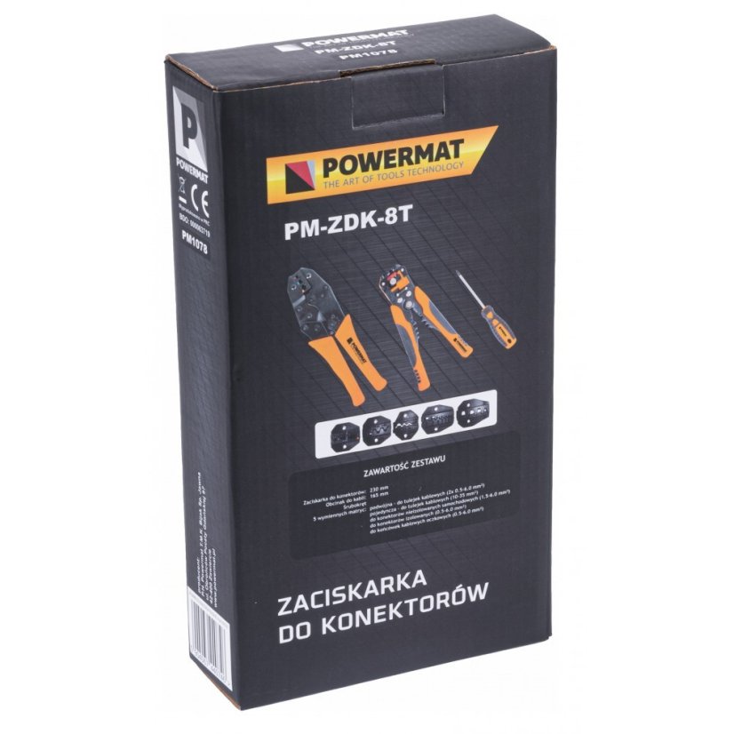 Krimpovací kleště sada PM-ZDK-8T