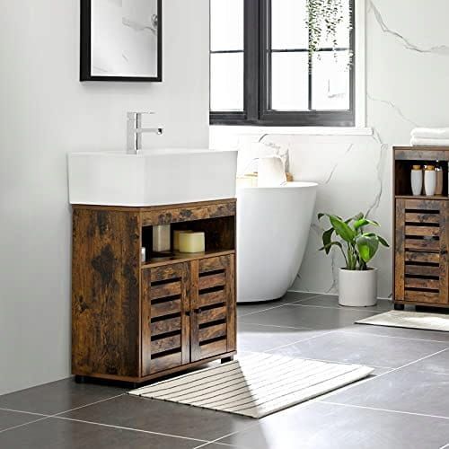 Dulap de baie sub chiuvetă - stil rustic
