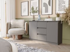 R-120-S3 komoda s 3 ladice i vratima – razne opcije boja