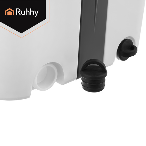 Ploski mop z dvokomornim vedrom z vrtiljakom 11 l + 3 pokrovi