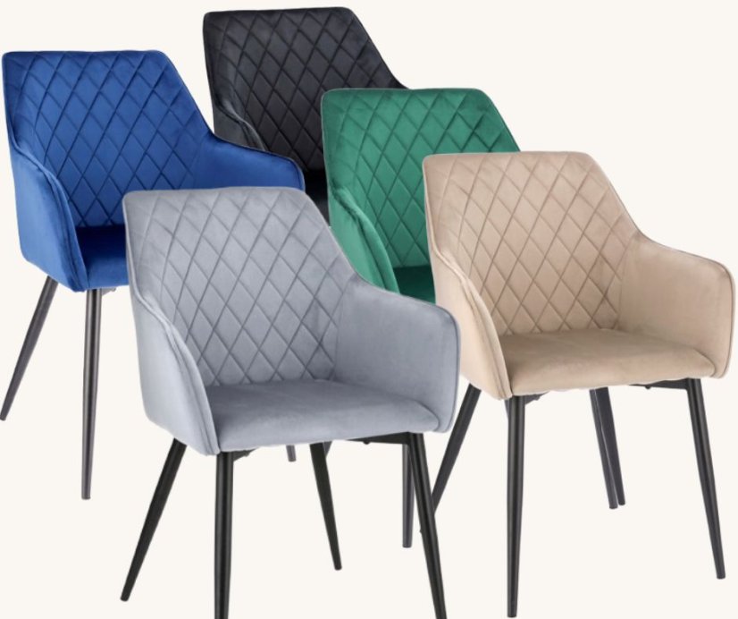 Zamatová jedálenská stolička APIS