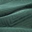 Dekorační prošívaný přehoz na postel zelené barvy