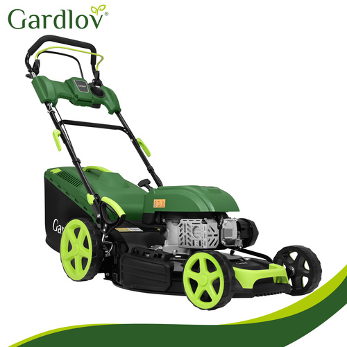 Benzínová sekačka na trávu GARDLOV DriveXPro 196 cm³ - dosah 51 cm, koš 60 l