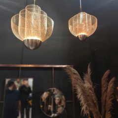 MODERN dizájner LED mennyezeti lámpa – rózsaszín arany