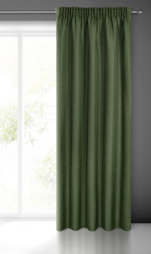 Zelena zatemnitvena zavesa 140 x 270 cm