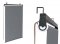 Vodonepropusna vrtna pergola-krov 120 x 225 cm