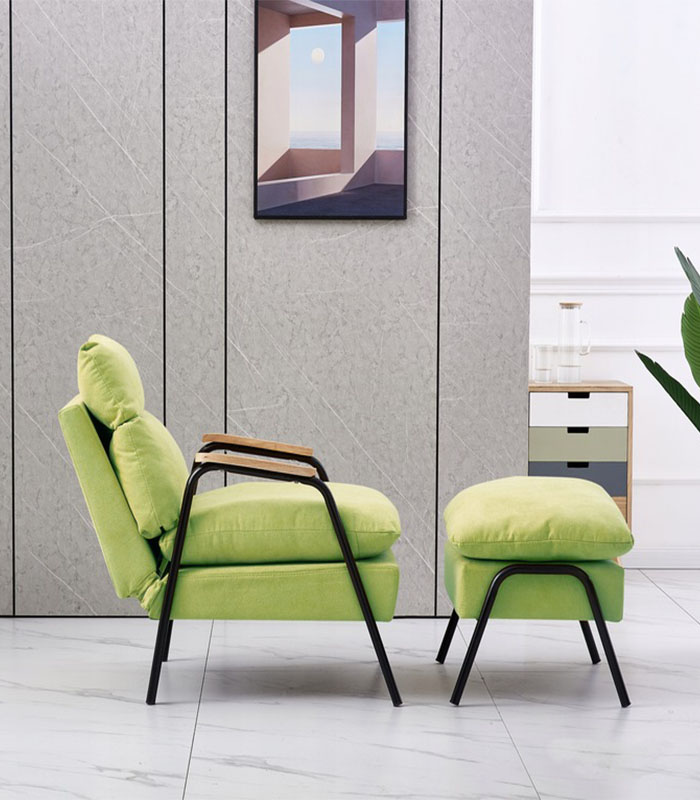 Релаксиращ фотьойл с облегалка за крака OSLO