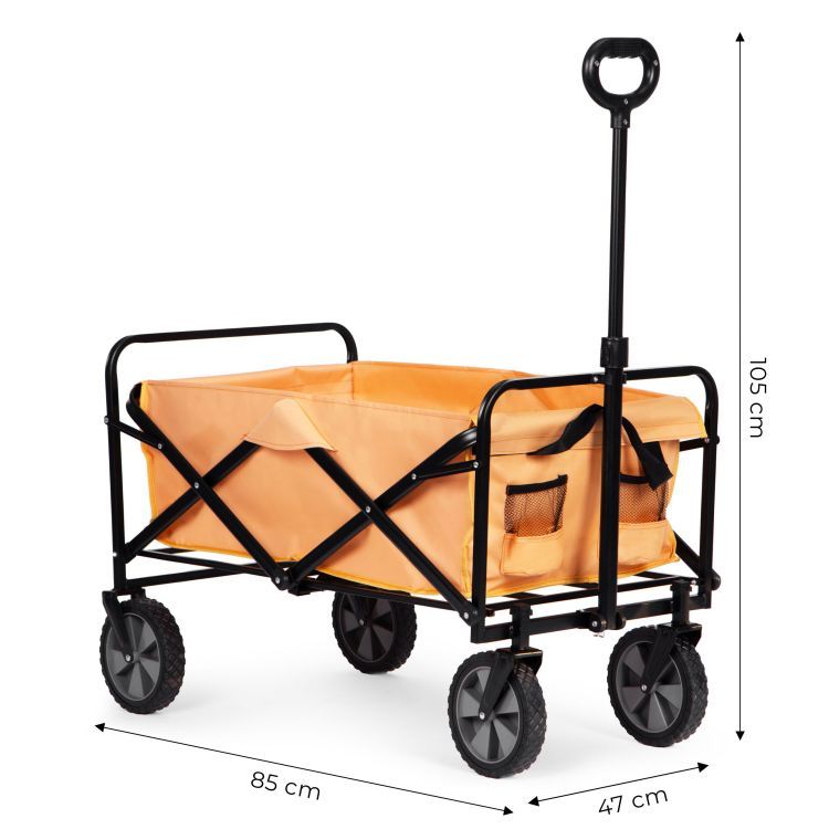 Skládací zahradní a plážový vozík 100 kg