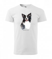 Tricou bărbătesc la modă pentru iubitorii rasei de câini border collie