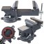 Schlosserschraubstock 125 mm drehbar mit Amboss Schlosserschraubstock 125 mm drehbar mit Amboss