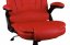 Masažna fotelja od crvene eko kože BSB001M