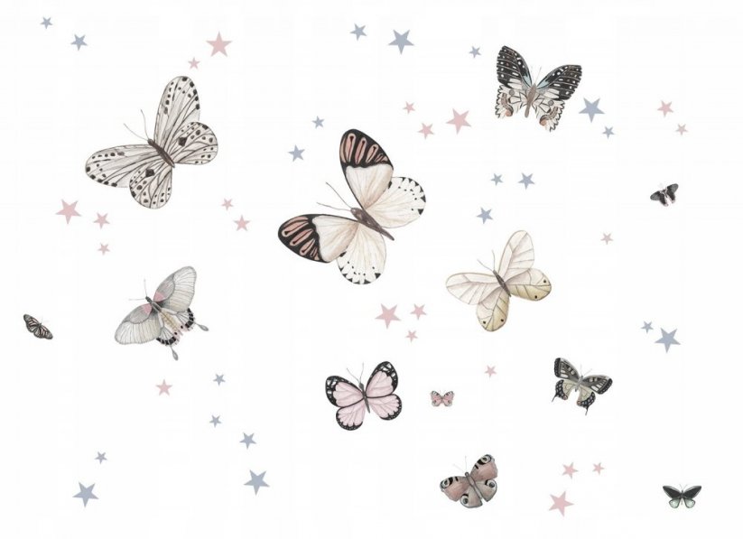 Okouzlující nálepky na stěnu motýly