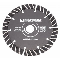 Mola diamantata per fresa a muro PM-TDB-133x4,5x20