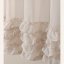 Jemná béžová záclona Flavia s volánmi 300 x 250 cm
