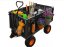 Gartenwagen auf aufblasbaren Rädern 220 l / 350 kg