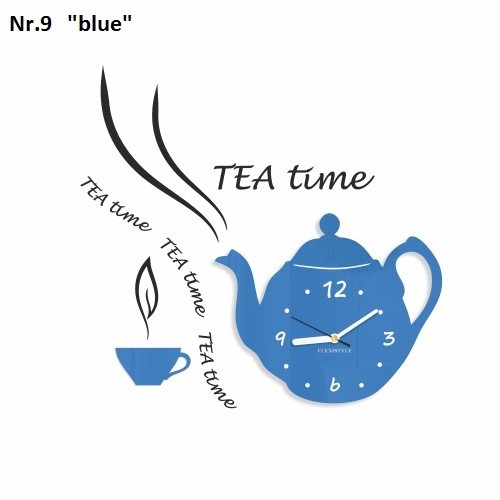Dekoračné kuchynské hodiny Tea Time