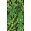 Brisača za plažo z vzorcem tropskih listov, 100 x 180 cm