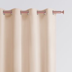 Krémový záves Aura na očkách 140x300 cm Krémový záves Aura na očkách 140x300 cm
