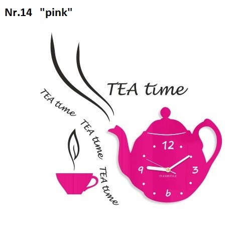 Dekoračné kuchynské hodiny Tea Time